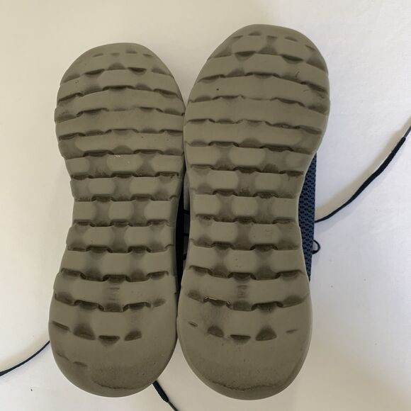 Skechers Shoes Go Walk Max Effort Men 10 Navy Lace-up Mesh Athletic Sneakers - Picture 10 of 11